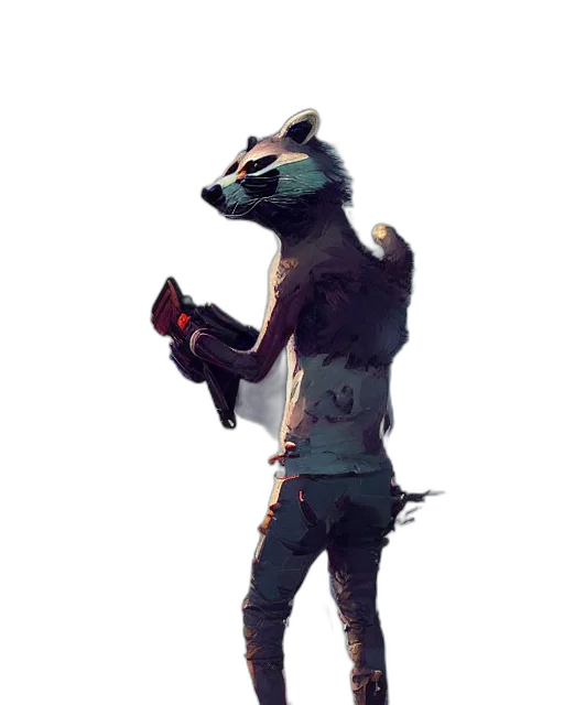 animal, creature, dragon, staff transparent PNG cut-out