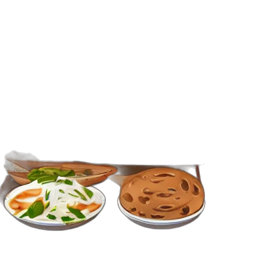 food, 3d render, photorealistic, concept art transparent PNG cut-out