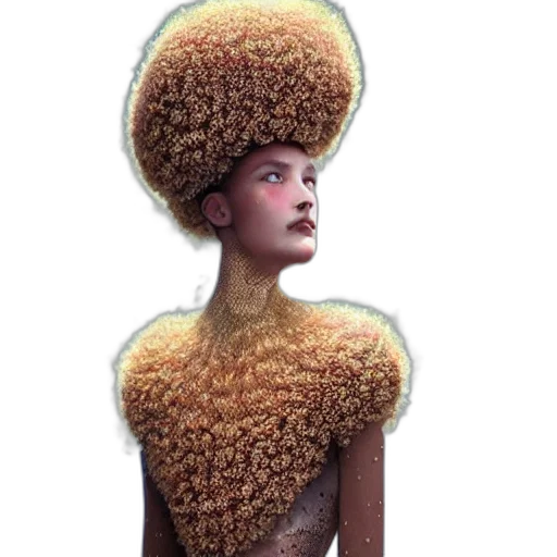 hat, hair, crown, dress transparent PNG cut-out
