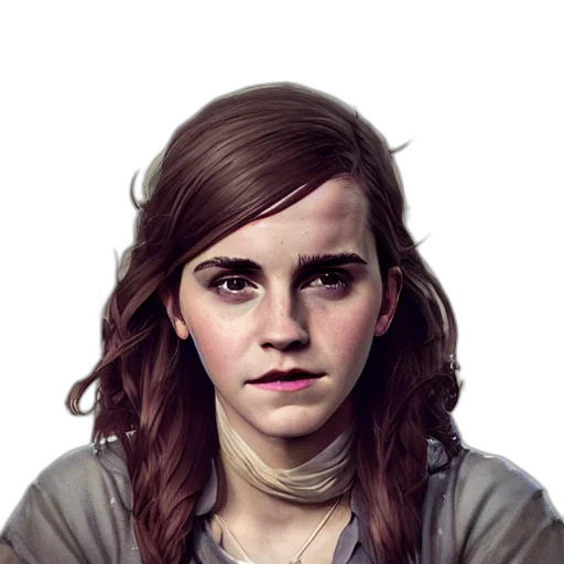 face, concept art, photorealistic, fantasy art transparent PNG cut-out
