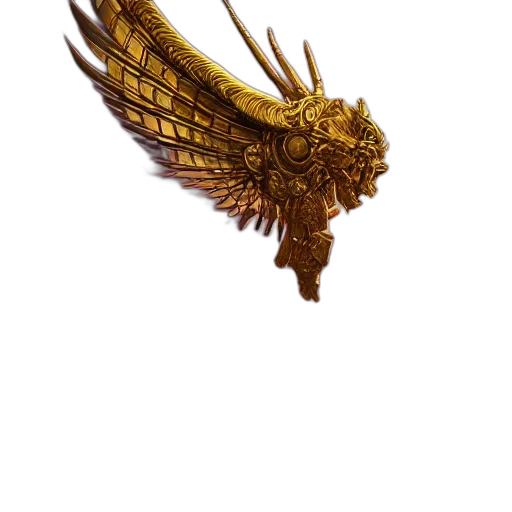 dragon, crown, staff, jewelry transparent PNG cut-out