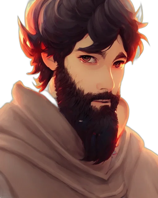 dragon, face, staff, fantasy art transparent PNG cut-out