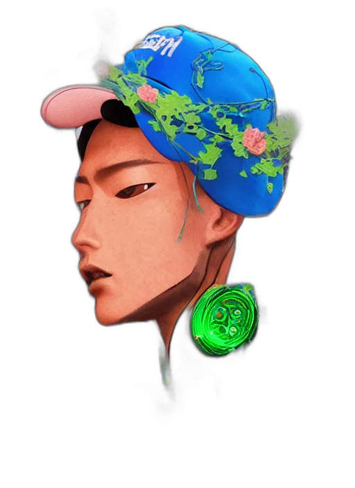 hat, crown, face, jewelry transparent PNG cut-out