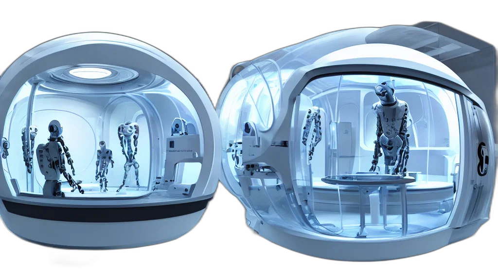 concept art, 3d render, cyberpunk, outer space transparent PNG cut-out