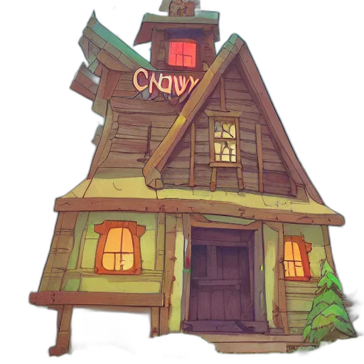 building, crown, concept art, 3d render transparent PNG cut-out