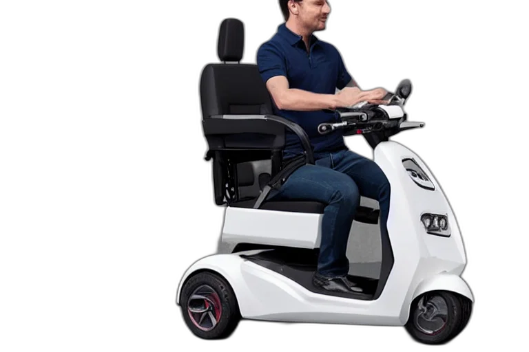 car, mobility, scooter, designed transparent PNG cut-out