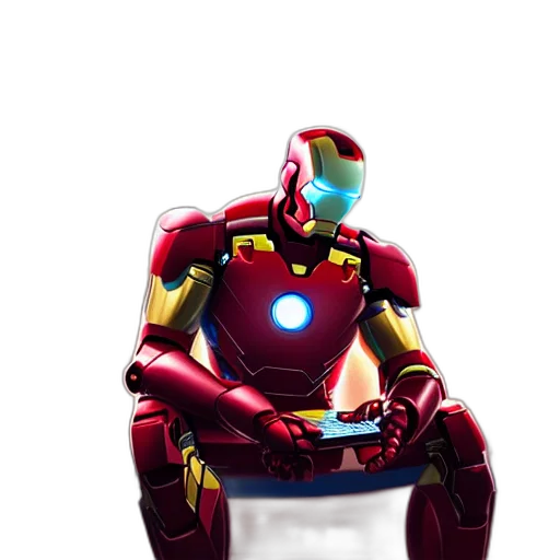 robot, furniture, 3d render, concept art transparent PNG cut-out