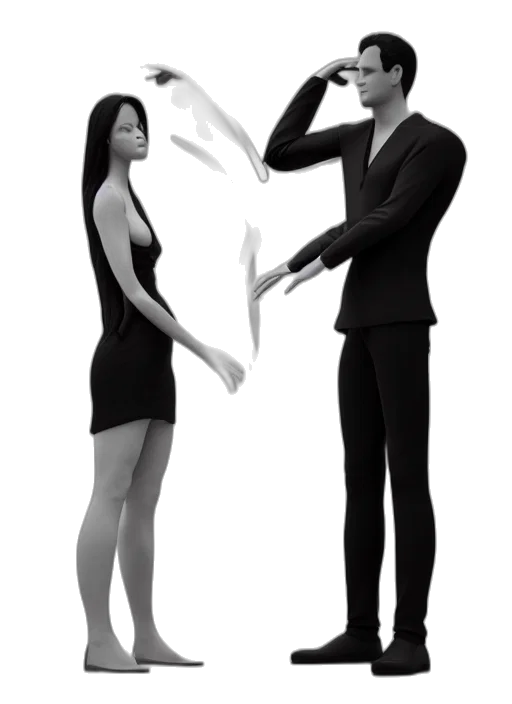 staff, dress, concept art, 3d render transparent PNG cut-out