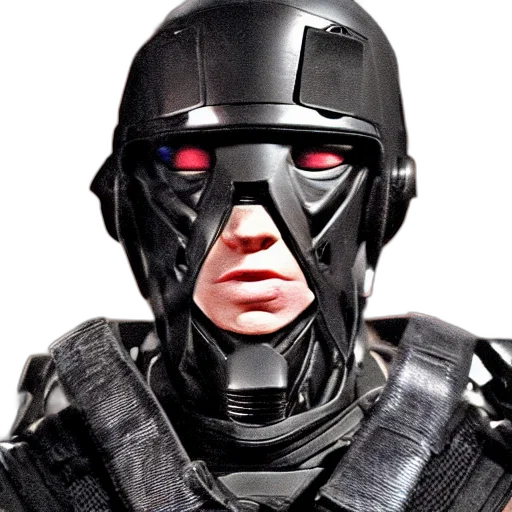 mask, robot, face, 3d render transparent PNG cut-out