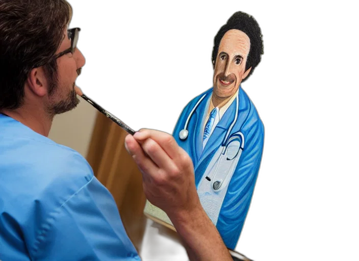 staff, face, robot, cartoon transparent PNG cut-out