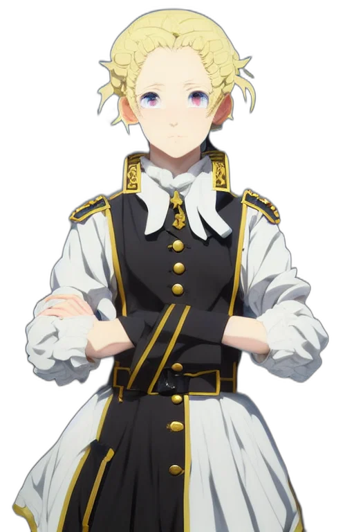 staff, crown, dress, jacket transparent PNG cut-out