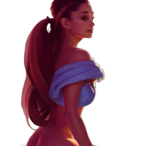 dress, hair, crown, creature transparent PNG cut-out