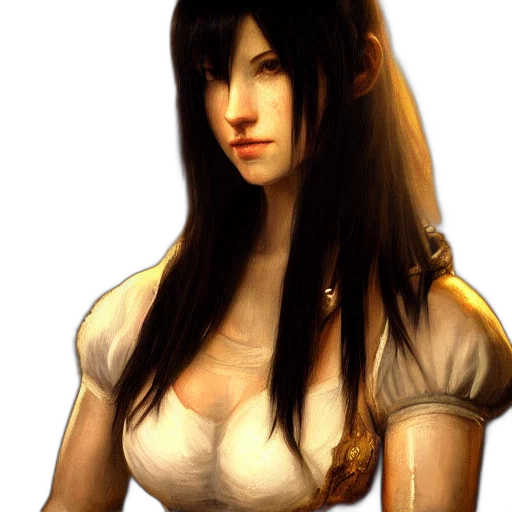 face, fantasy art, concept art, photorealistic transparent PNG cut-out