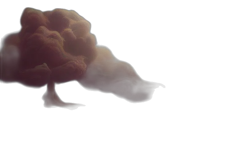 dragon, crown, tree, creature transparent PNG cut-out