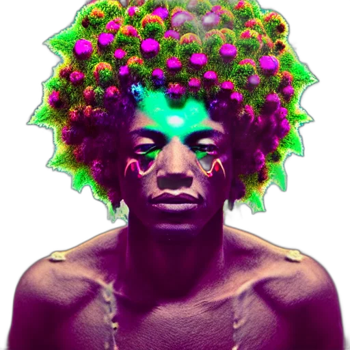 crown, flower, face, mask transparent PNG cut-out