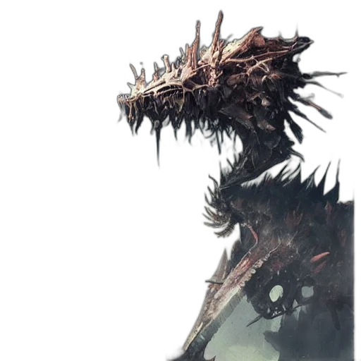 dragon, creature, animal, weapon transparent PNG cut-out