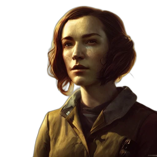 face, jacket, staff, concept art transparent PNG cut-out