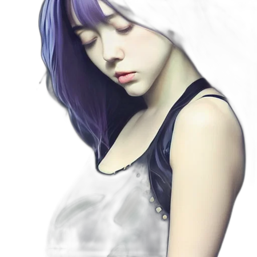 face, dress, mask, photorealistic transparent PNG cut-out