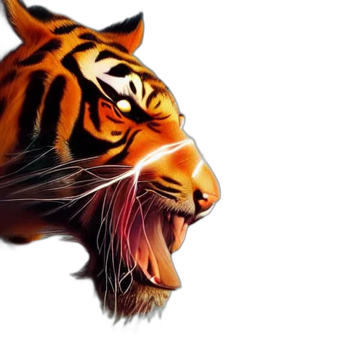 animal, photorealistic, 3d render, concept art transparent PNG cut-out