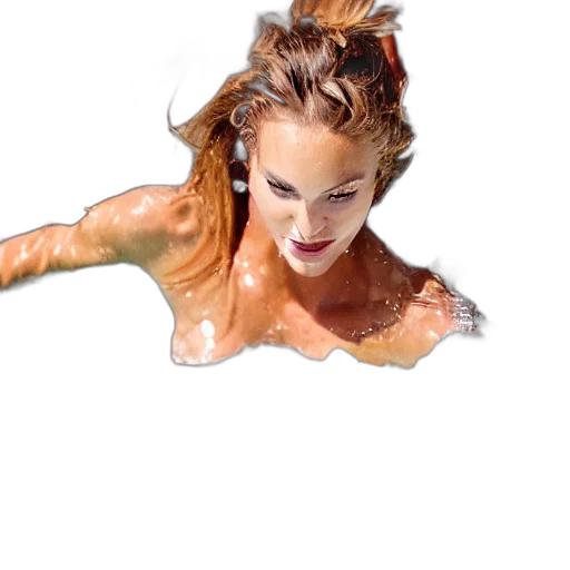 hair, creature, mask, dress transparent PNG cut-out