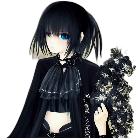 flower, dress, staff, mask transparent PNG cut-out