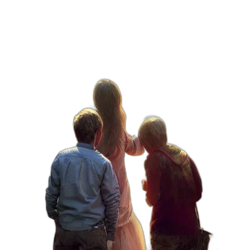 dress, staff, hair, jacket transparent PNG cut-out