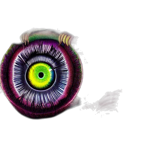 mask, creature, face, flower transparent PNG cut-out