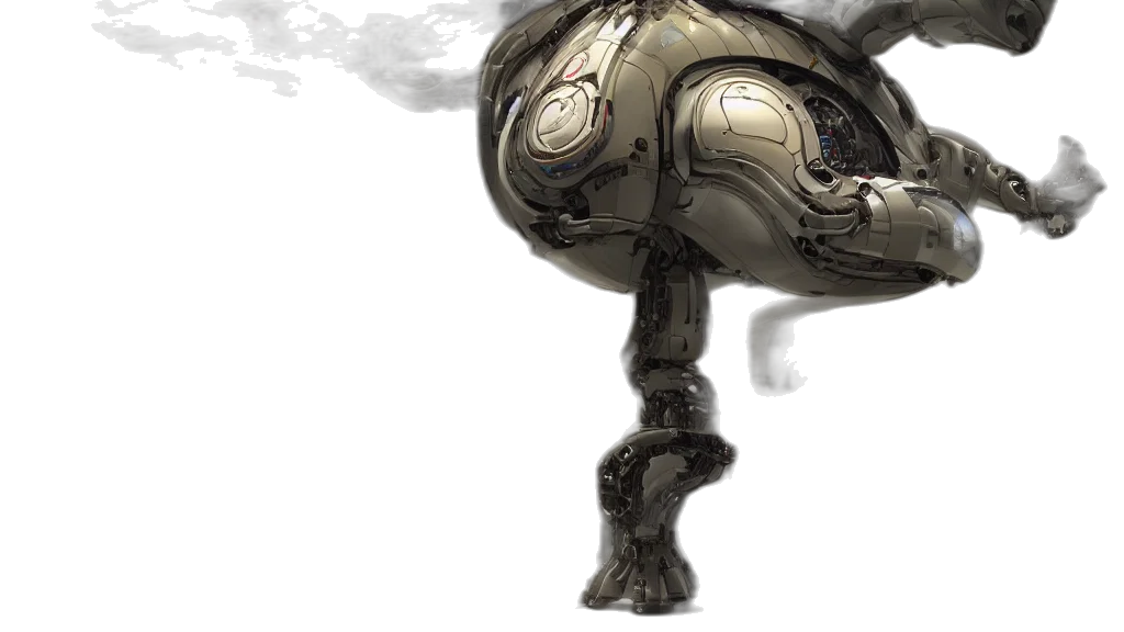 robot, weapon, creature, mask transparent PNG cut-out