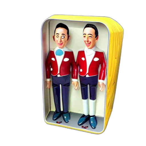 3d render, cartoon, peewee, herman transparent PNG cut-out