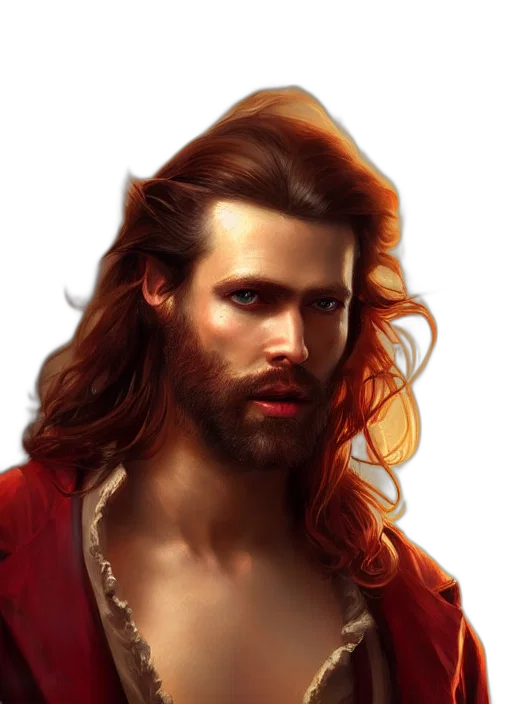 hair, fantasy art, photorealistic, concept art transparent PNG cut-out