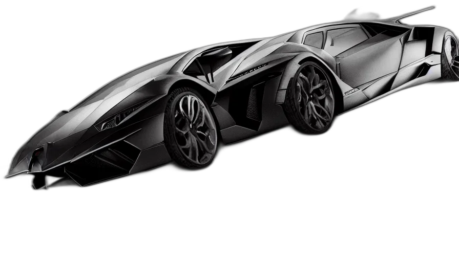 car, weapon, 3d render, concept art transparent PNG cut-out