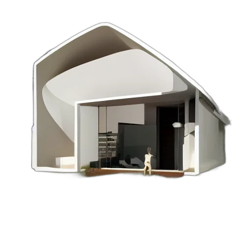 furniture, building, 3d render, photorealistic transparent PNG cut-out