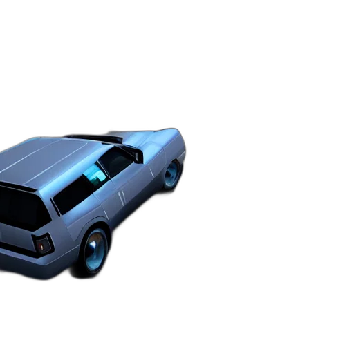 car, robot, weapon, 3d render transparent PNG cut-out