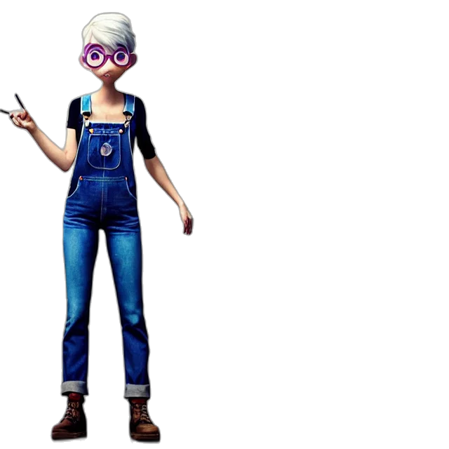staff, 3d render, concept art, cartoon transparent PNG cut-out