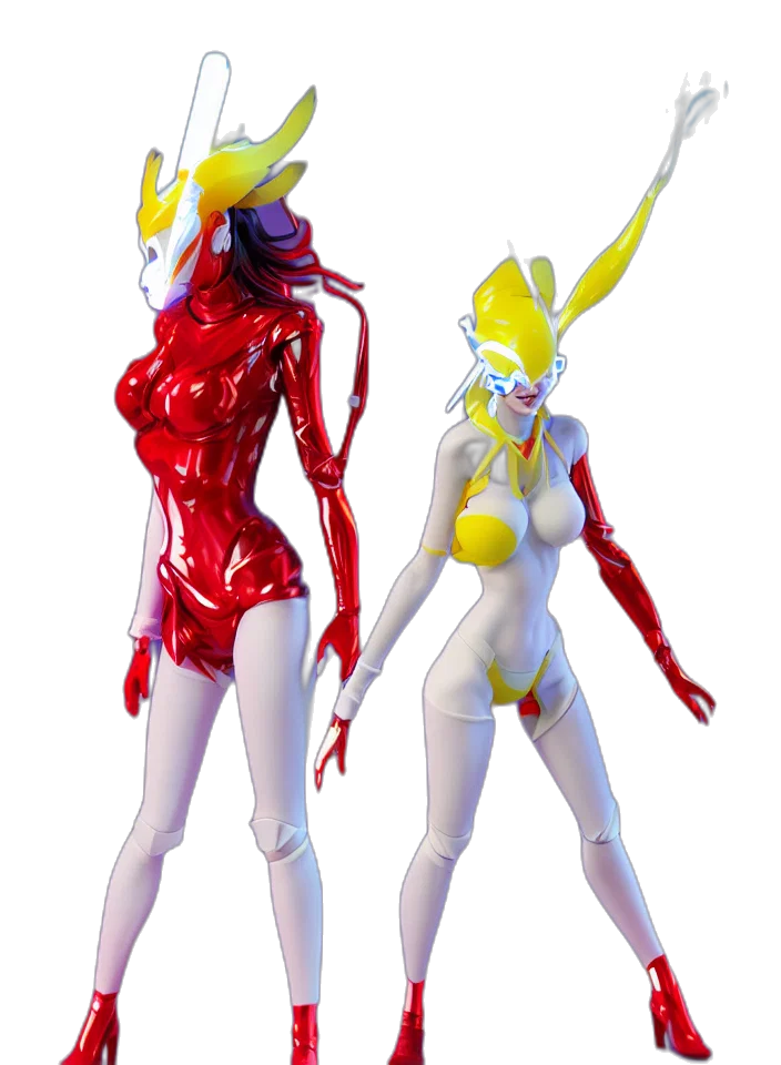 concept art, 3d render, comic book art, fantasy art transparent PNG cut-out