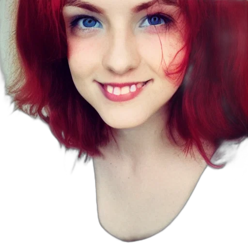 hair, face, creature, hat transparent PNG cut-out