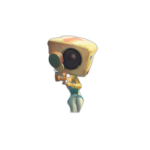 robot, staff, creature, weapon transparent PNG cut-out