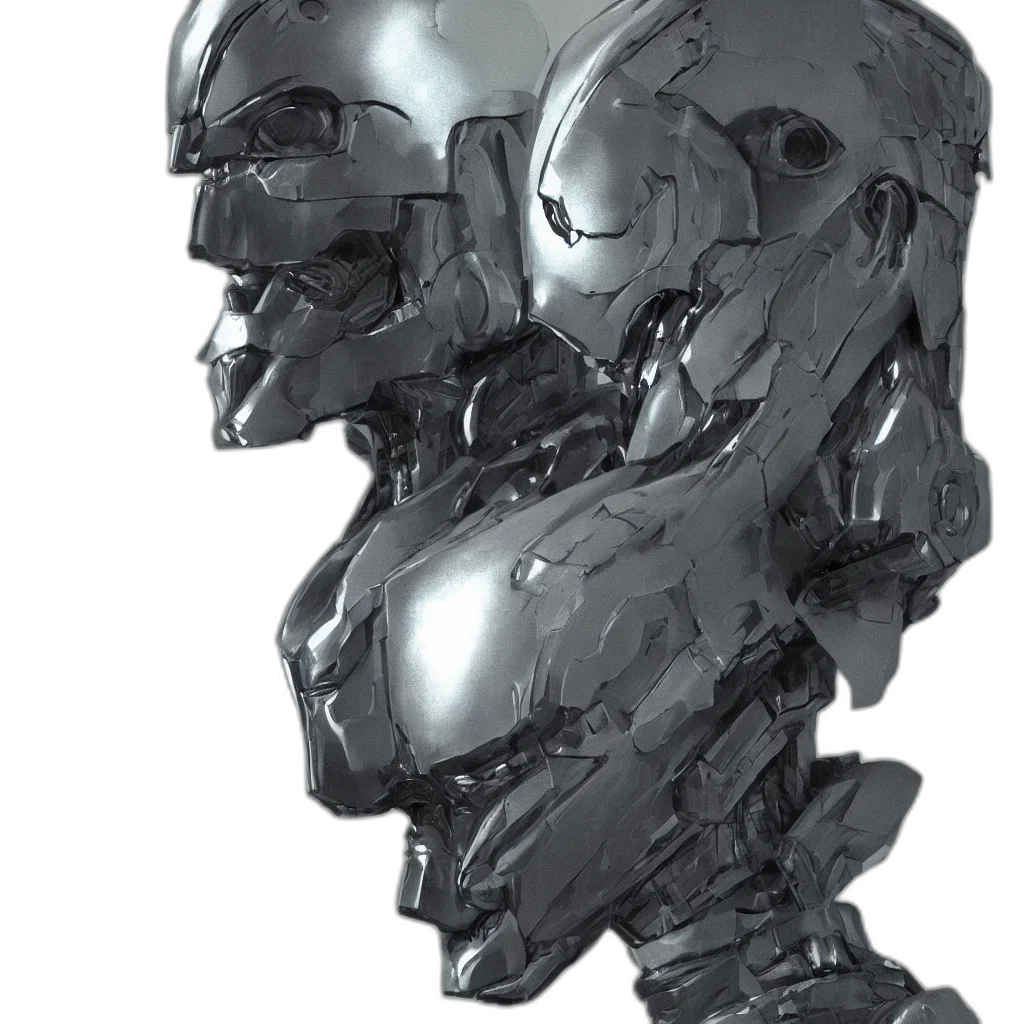 robot, face, mask, weapon transparent PNG cut-out