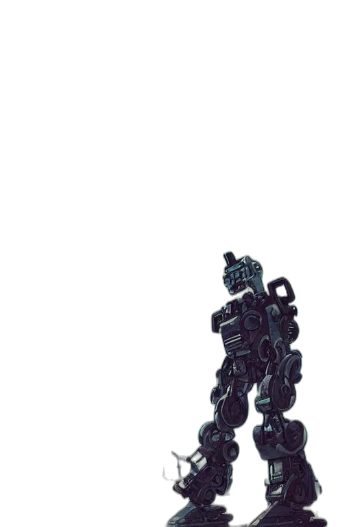 robot, weapon, staff, jewelry transparent PNG cut-out