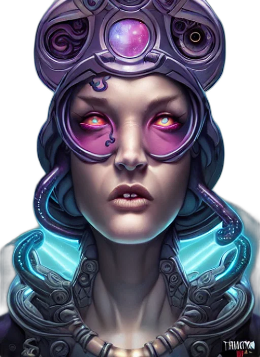 face, mask, robot, cyberpunk transparent PNG cut-out