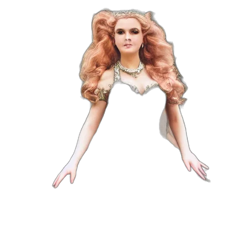dress, hair, creature, face transparent PNG cut-out