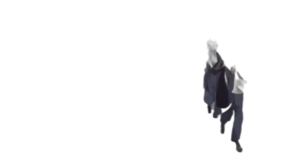 umbrella, jacket, creature, sword transparent PNG cut-out
