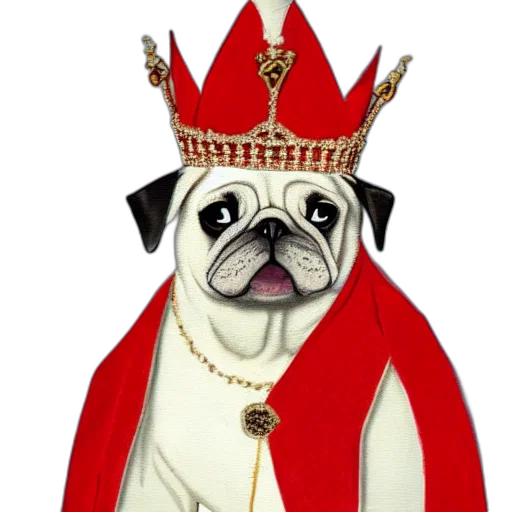 crown, animal, jewelry, photorealistic transparent PNG cut-out
