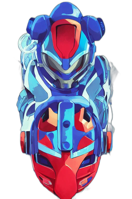 robot, mask, jacket, face transparent PNG cut-out