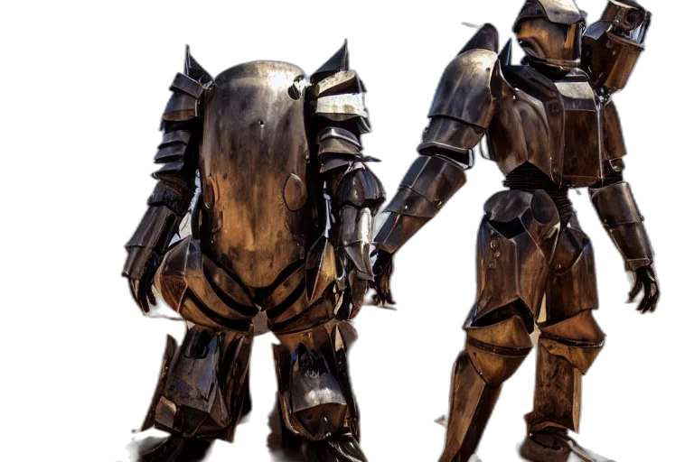 robot, concept art, 3d render, fantasy art transparent PNG cut-out