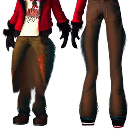 jacket, concept art, 3d render, cyberpunk transparent PNG cut-out