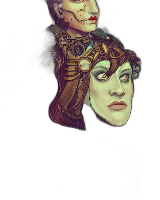 mask, face, crown, staff transparent PNG cut-out