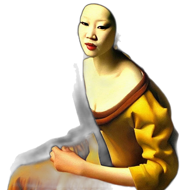dress, mask, face, jewelry transparent PNG cut-out