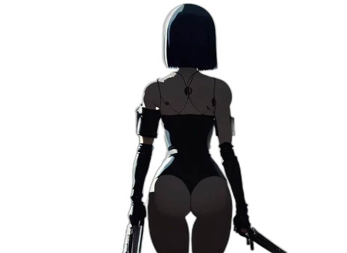 robot, weapon, dress, staff transparent PNG cut-out