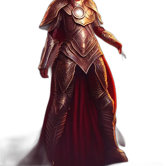 dress, fantasy art, concept art, comic book art transparent PNG cut-out